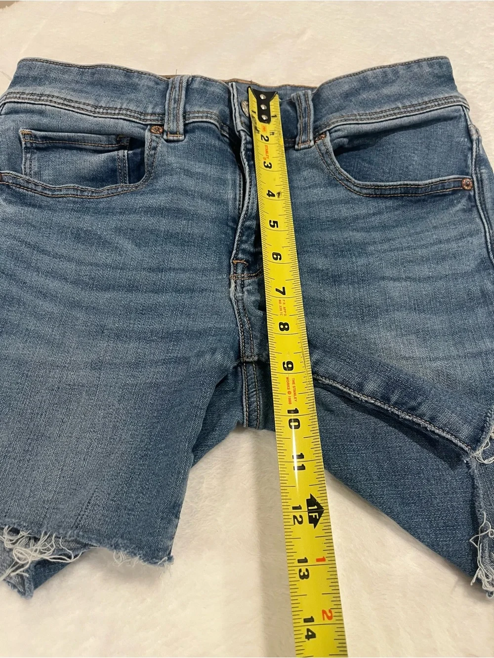 American Eagle Next Level Stretch Denim Shorts - 6 Long